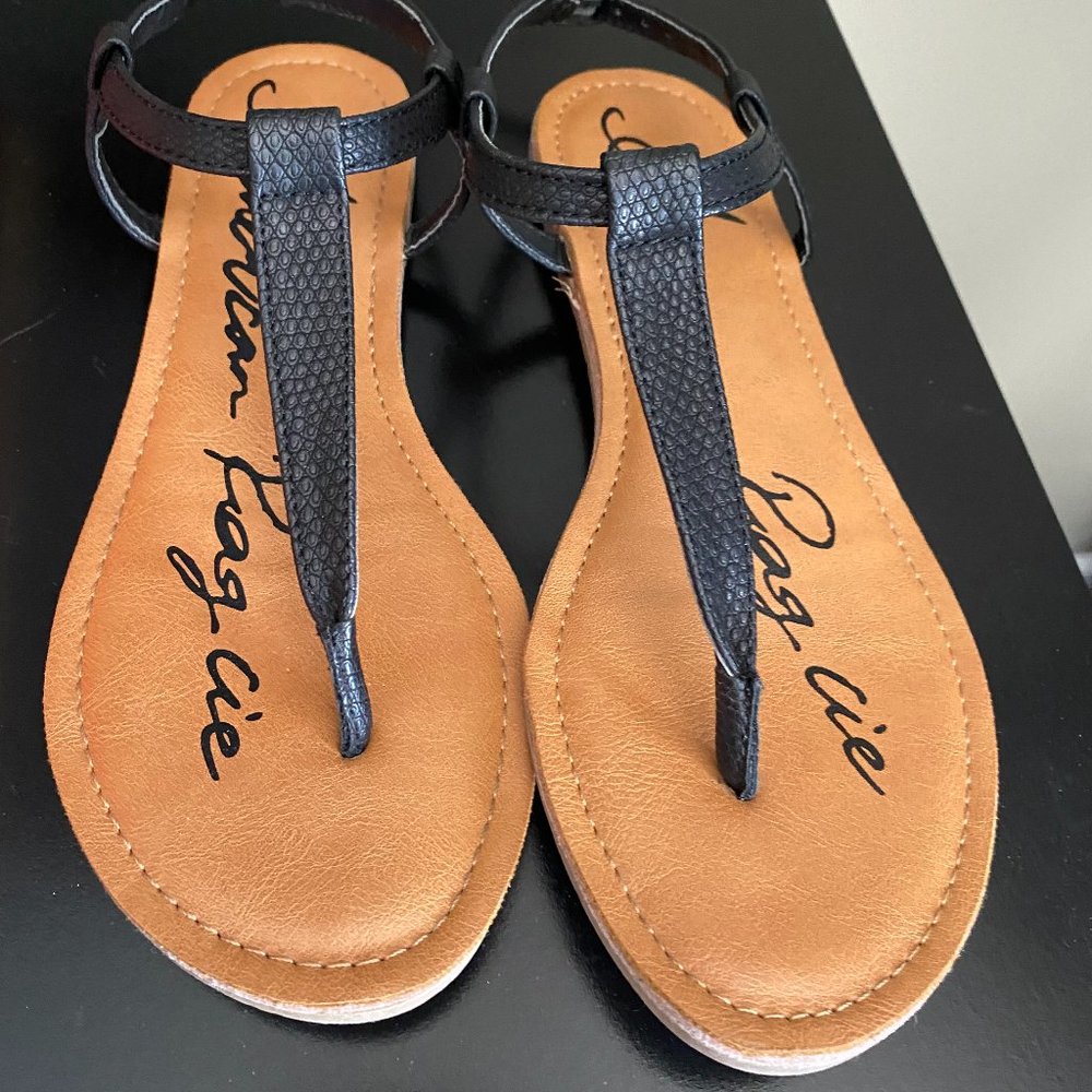 Black sandals